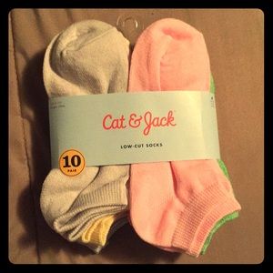 Cat & Jack multicolor Low Cut Socks 10 pk